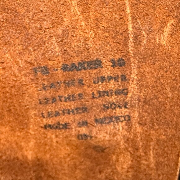 Freebird by Steven Baker Brown Leather side Zip Ankle Boots Women Size 10 - Picture 8 of 8